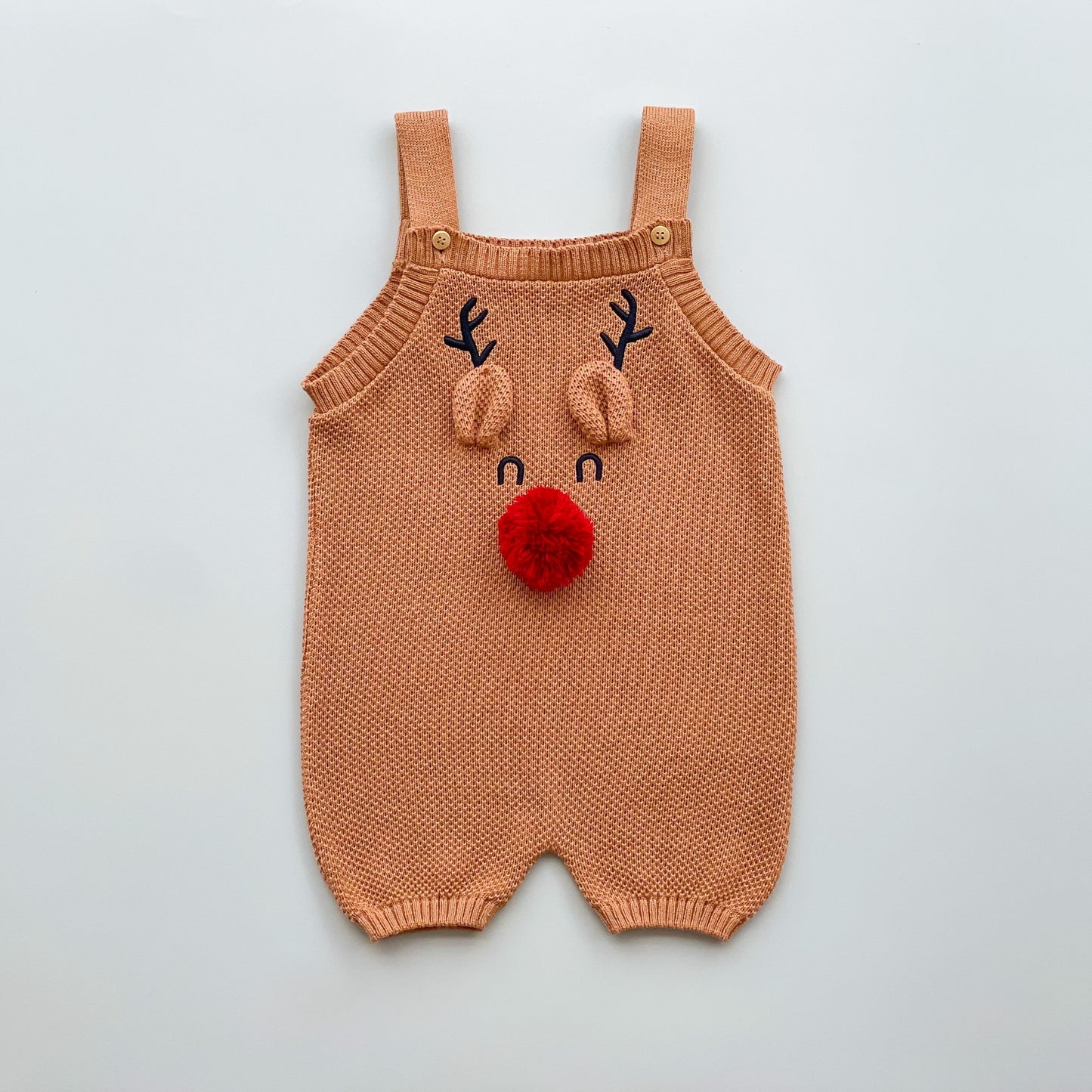 Romper Tricot Rena- Unissex, Bebê e Infantil