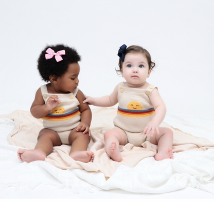 Romper em Tricot - Summer Bege