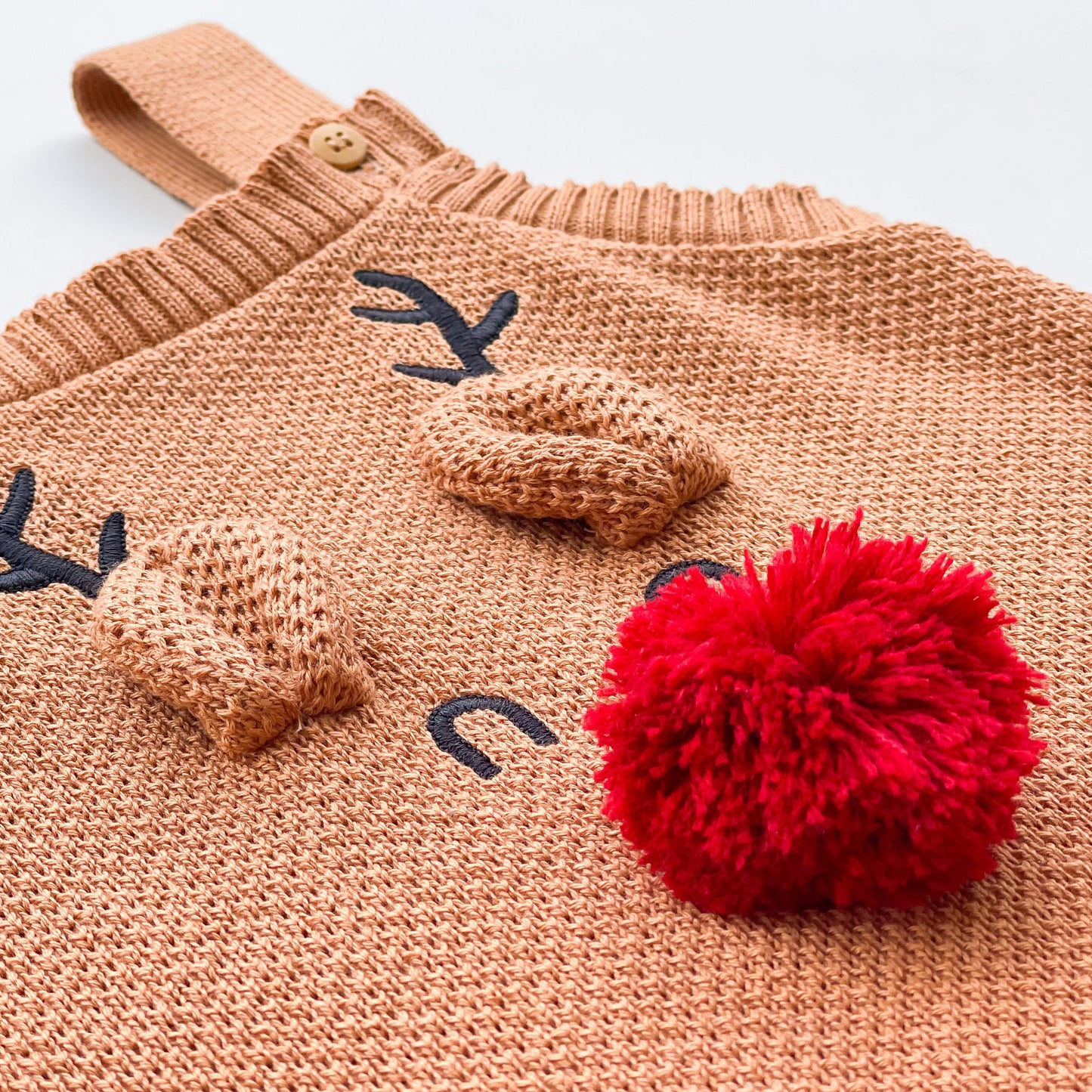 Romper Tricot Rena- Unissex, Bebê e Infantil