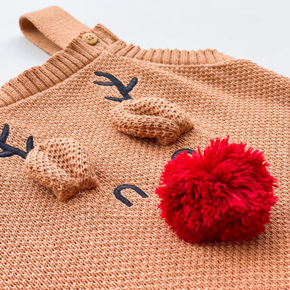 Romper Tricot Rena- Unissex, Bebê e Infantil