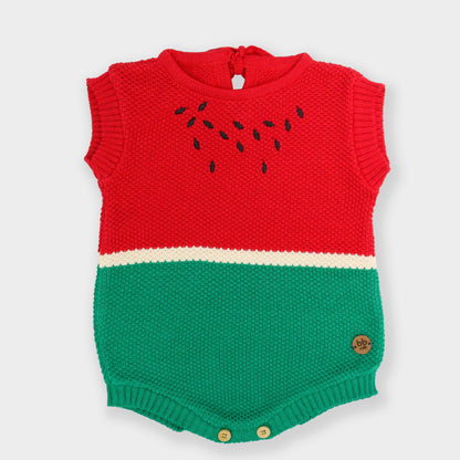 Romper em Tricot - Melancia